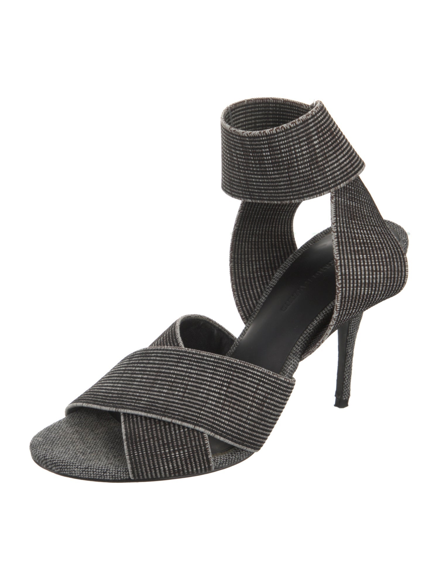 Alexander Wang Striped Slingback Sandals