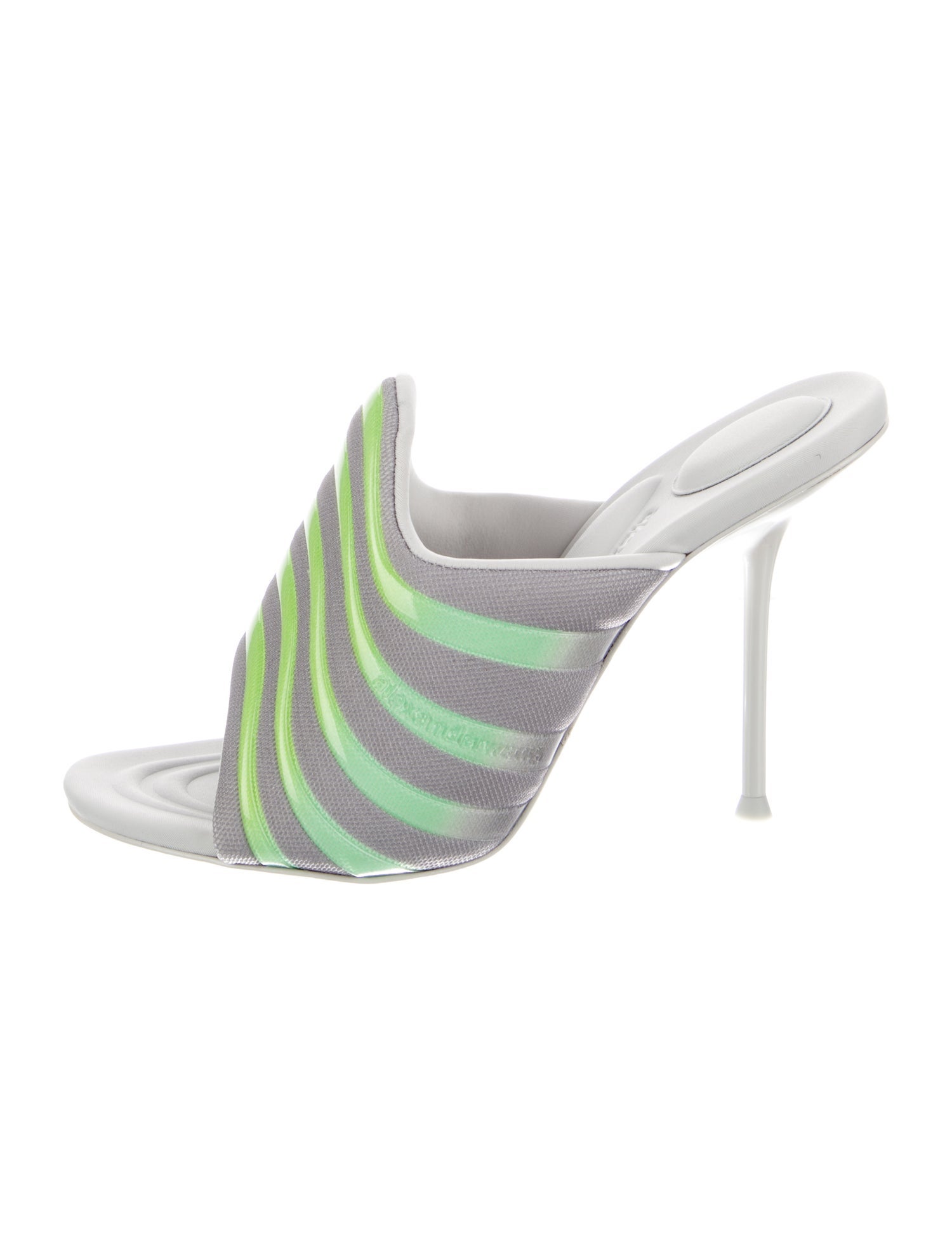 Alexander Wang Colorblock Pattern Slides