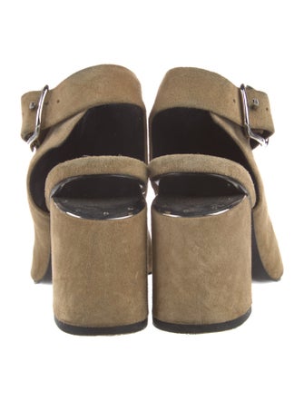 Alexander Wang Suede Slingback Sandals