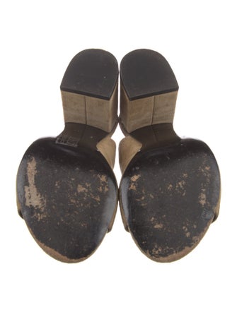 Alexander Wang Suede Slingback Sandals