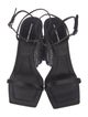 Alexander Wang Satin Crystal Embellishments Sandals