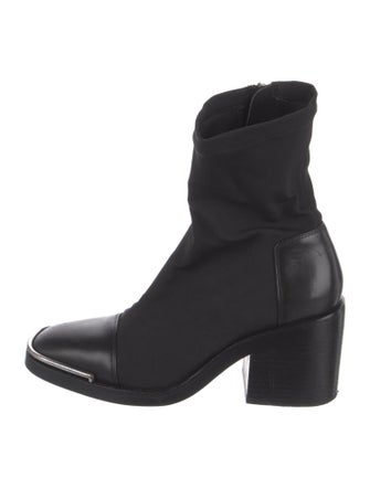 Alexander Wang Leather Sock Boots