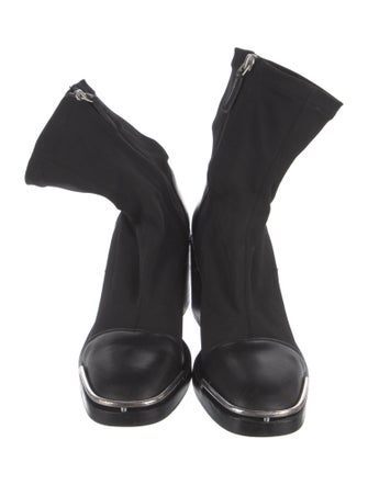 Alexander Wang Leather Sock Boots