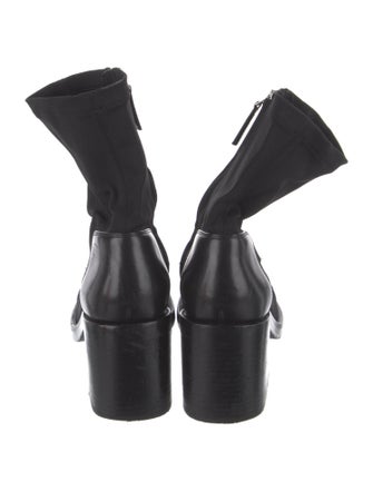 Alexander Wang Leather Sock Boots
