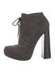 Alexander Wang Wool Lace-Up Boots