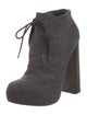 Alexander Wang Wool Lace-Up Boots