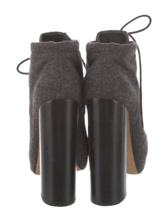 Alexander Wang Wool Lace-Up Boots