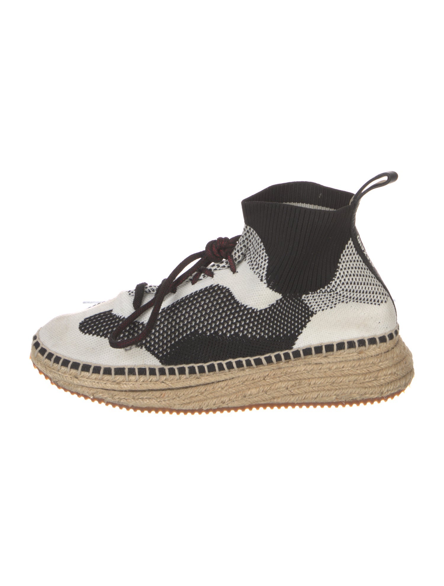 Alexander Wang Colorblock Pattern Espadrille Sneakers