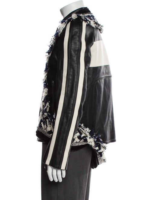 Alexander Wang Tweed Pattern Denim Jacket