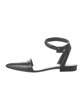 Alexander Wang Leather D'Orsay Flats