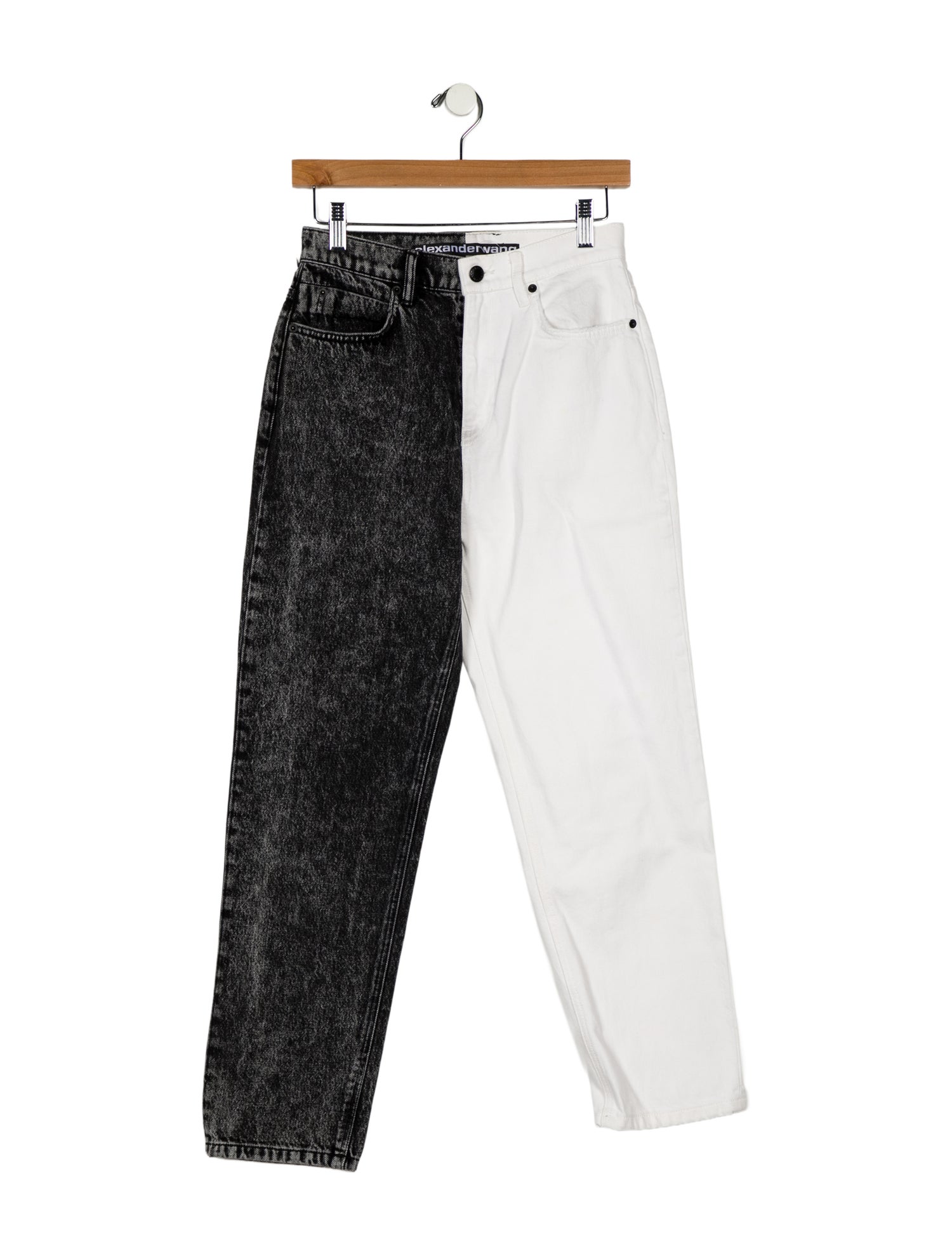 Alexander Wang High-Rise Straight Leg Jeans