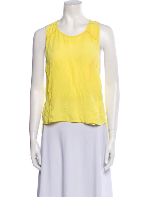 Alexander Wang Silk Scoop Neck Top