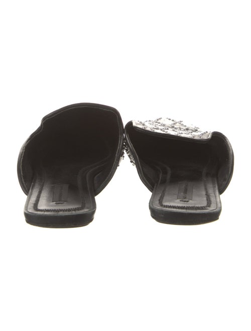 Alexander Wang Leather Studded Accents Mules