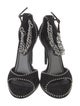 Alexander Wang Suede Chain-Link Accents Sandals