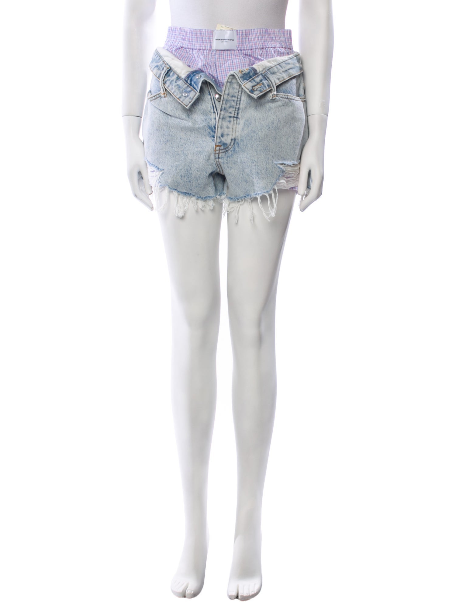 Alexander Wang Striped Mini Shorts w/ Tags