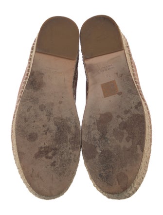 Alexander Wang Leather Whipstitch Trim Espadrilles