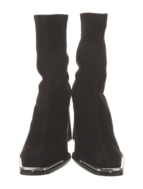Alexander Wang Suede Sock Boots