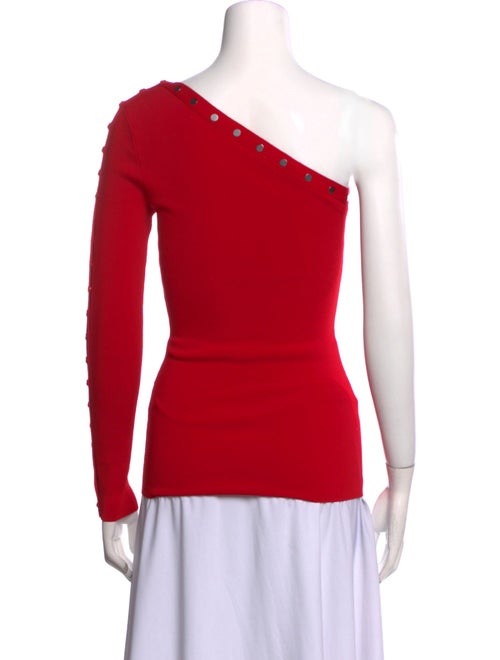 Alexander Wang One-Shoulder Long Sleeve Top