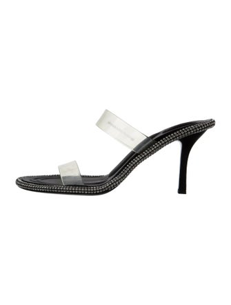 Alexander Wang PVC Crystal Embellishments Slides