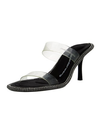 Alexander Wang PVC Crystal Embellishments Slides