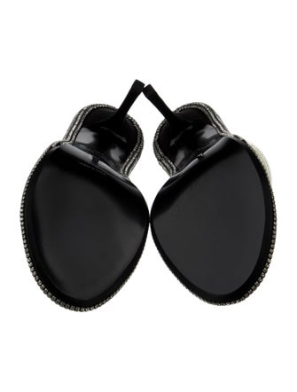 Alexander Wang PVC Crystal Embellishments Slides