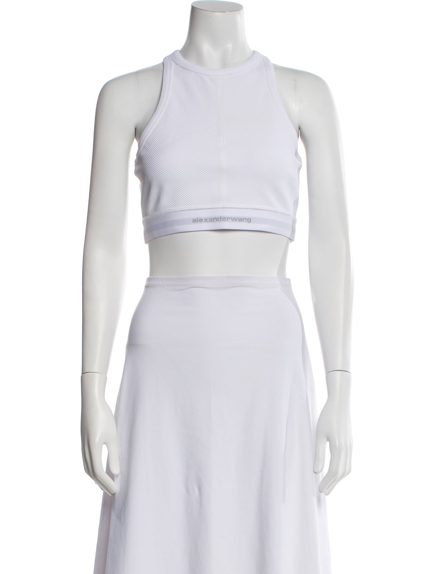 Alexander Wang Crew Neck Sleeveless Crop Top w/ Tags