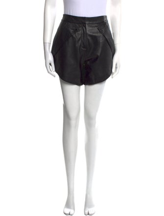 Alexander Wang Leather Mini Shorts