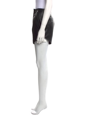 Alexander Wang Leather Mini Shorts