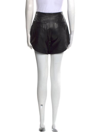 Alexander Wang Leather Mini Shorts