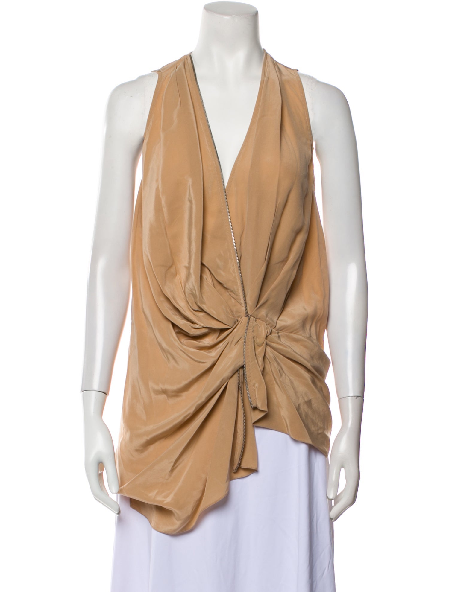 Alexander Wang Silk V-Neck Blouse