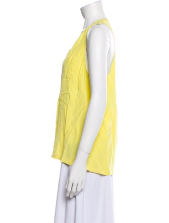 Alexander Wang Silk Scoop Neck Top