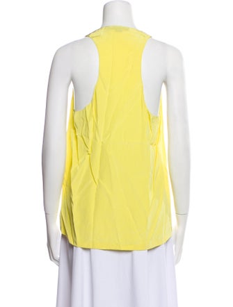 Alexander Wang Silk Scoop Neck Top