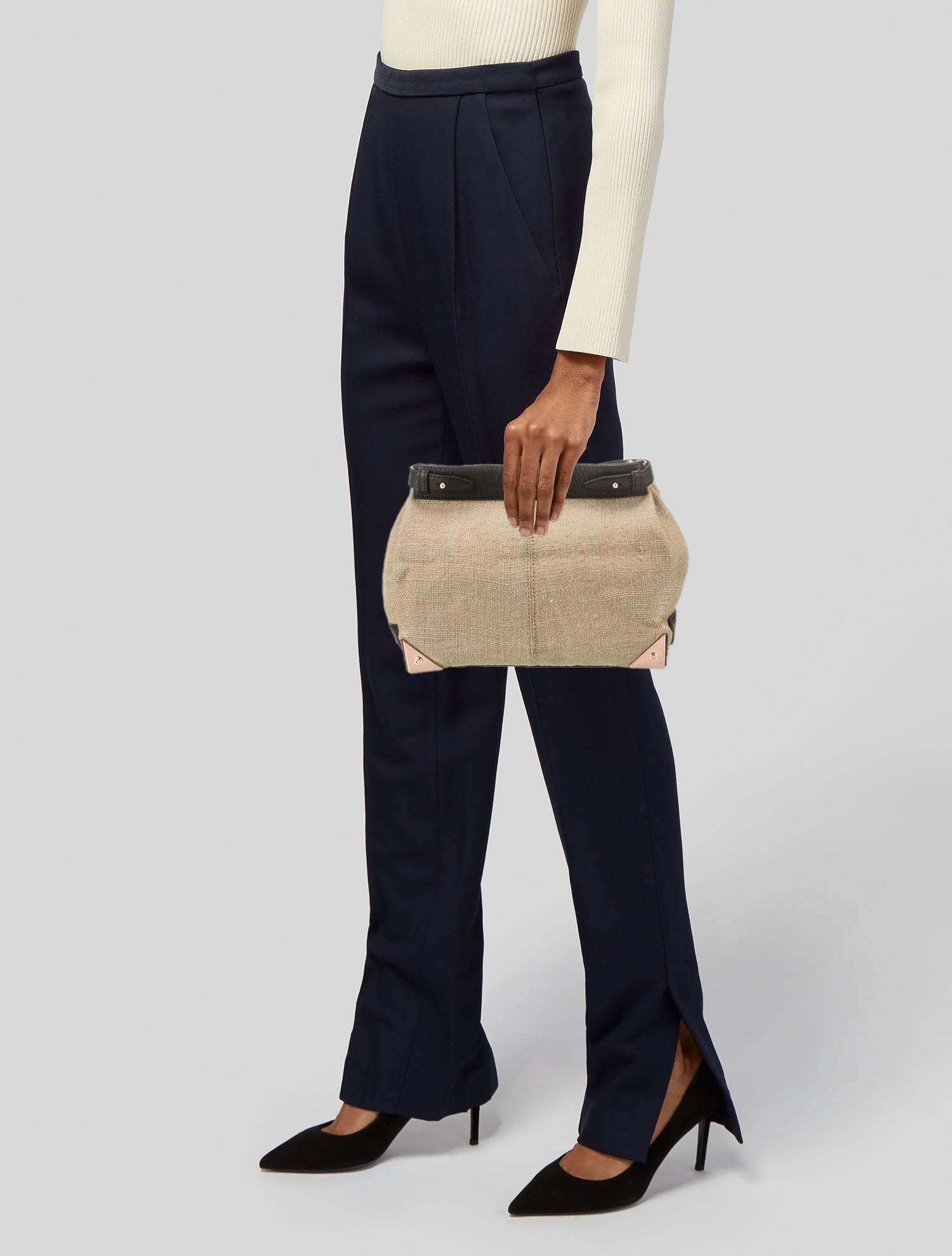 Alexander Wang Raffia Pouch