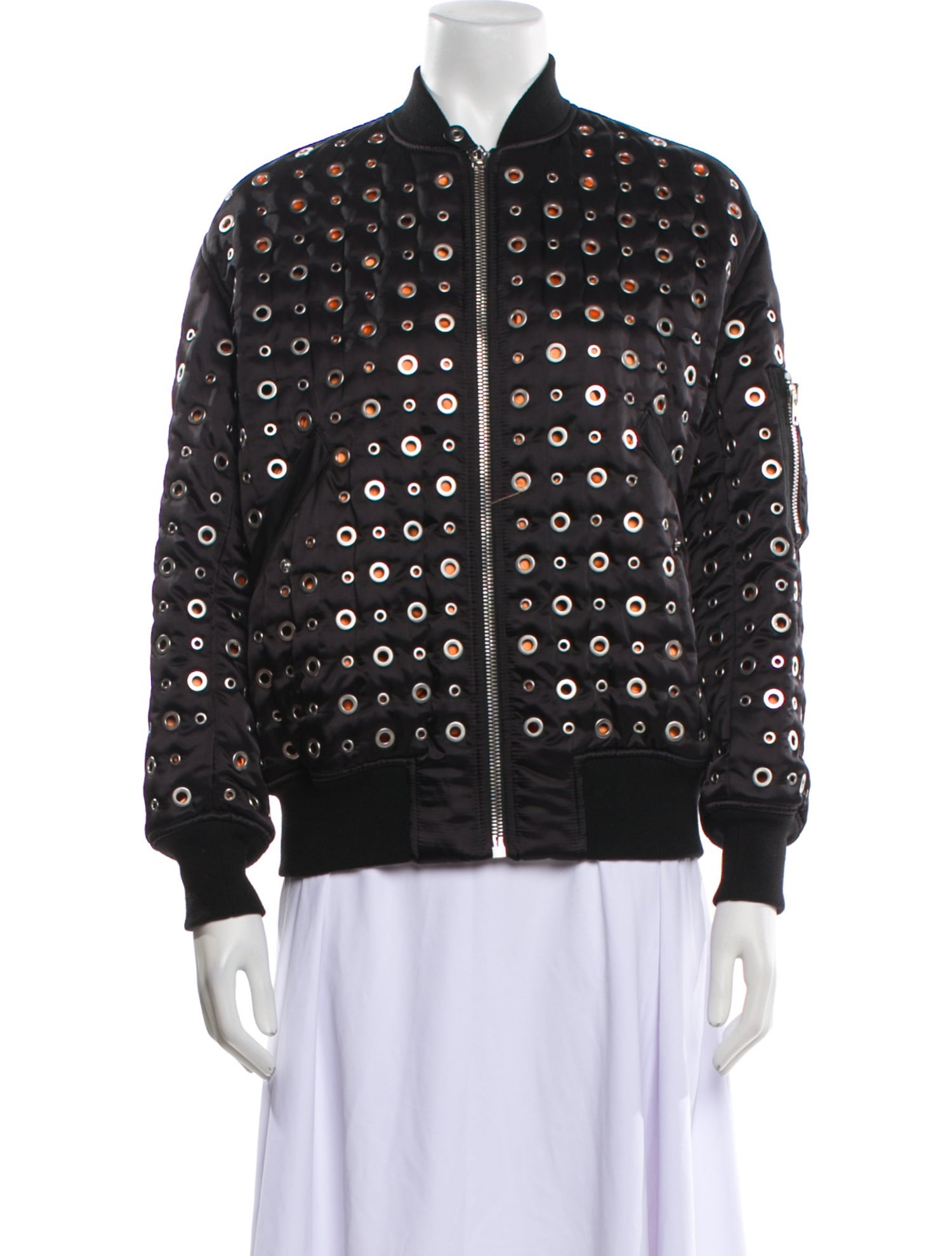 Alexander Wang Floral Print Bomber Jacket