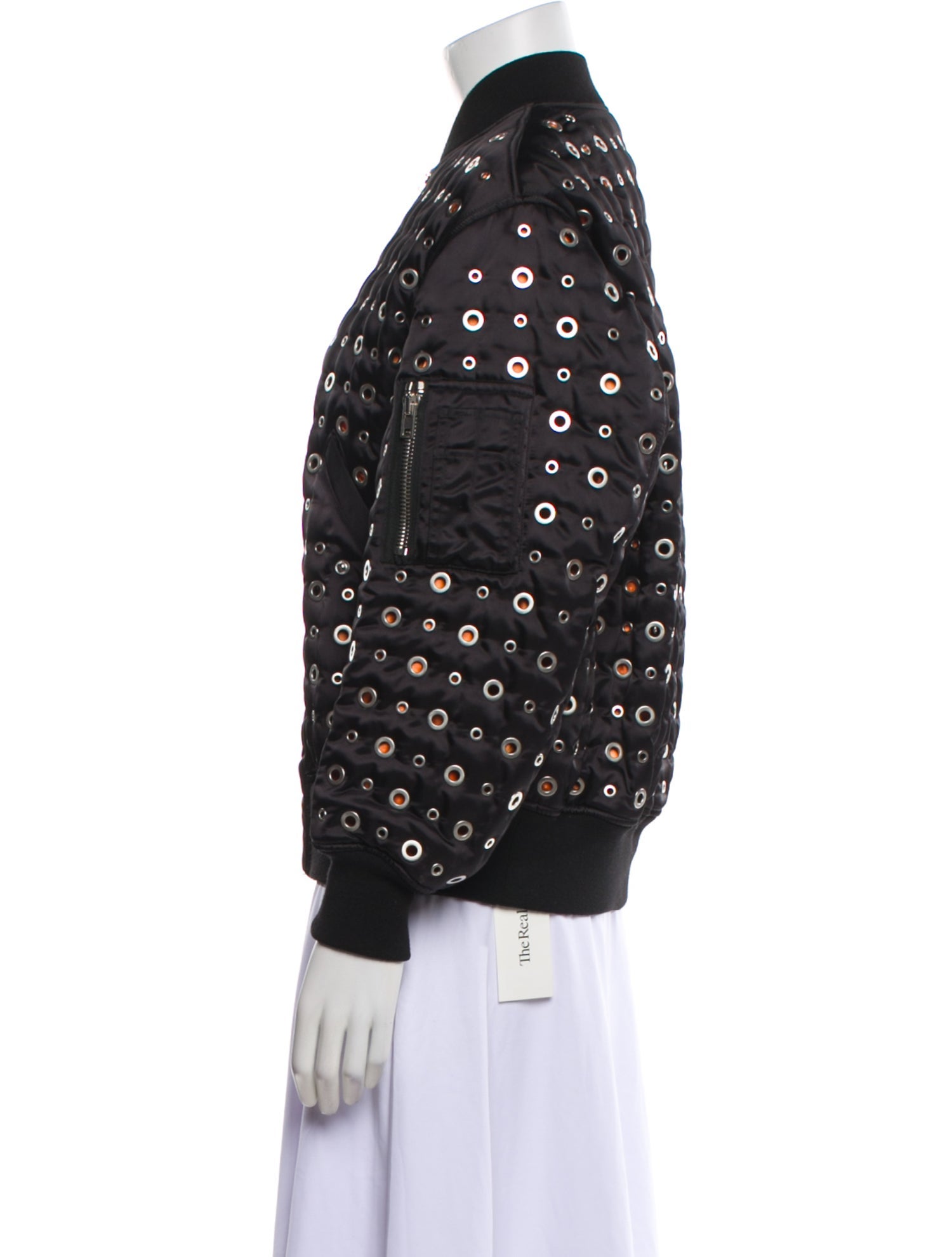 Alexander Wang Floral Print Bomber Jacket