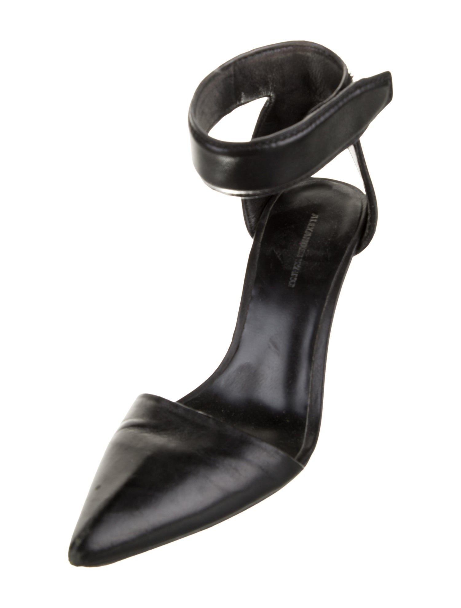 Alexander Wang Leather Cutout Accent D'Orsay Pumps