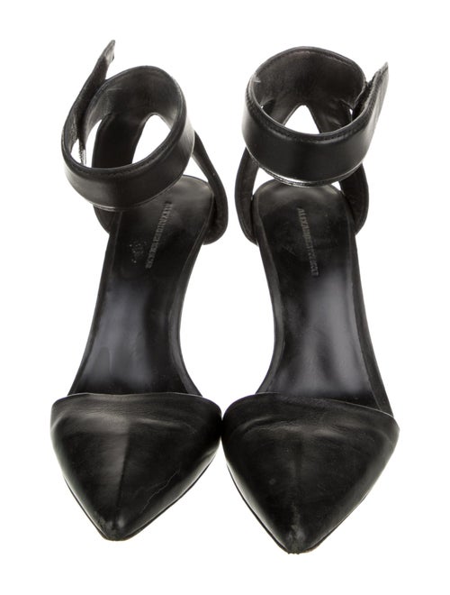 Alexander Wang Leather Cutout Accent D'Orsay Pumps