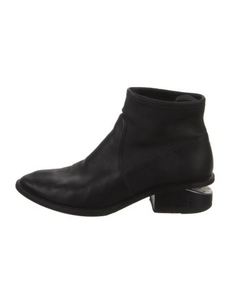 Alexander Wang Leather Whipstitch Trim Boots