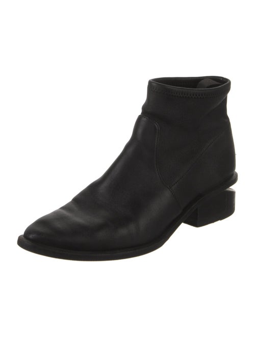 Alexander Wang Leather Whipstitch Trim Boots