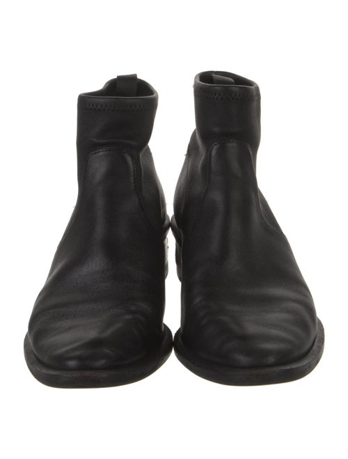 Alexander Wang Leather Whipstitch Trim Boots