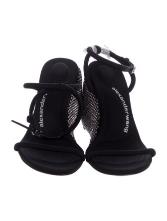 Alexander Wang Crystal Embellishments Sandals
