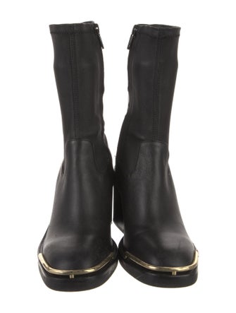 Alexander Wang Leather Sock Boots