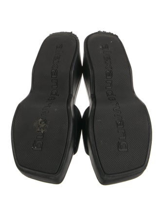 Alexander Wang Leather Slides