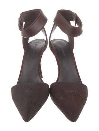 Alexander Wang Leather D'Orsay Pumps