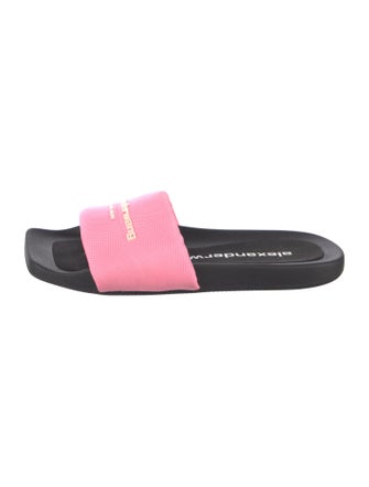 Alexander Wang Canvas Printed Slides