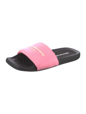 Alexander Wang Canvas Printed Slides