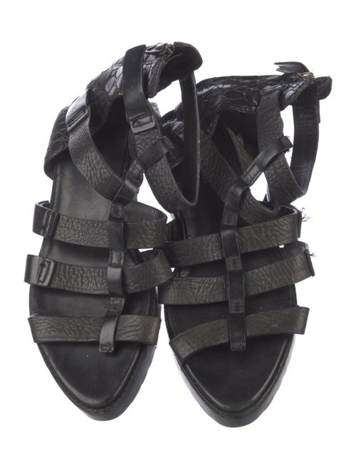 Alexander Wang Leather Gladiator Sandals