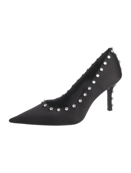 Alexander Wang Satin Crystal Embellishments Pumps