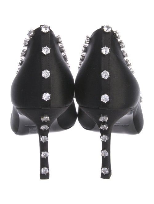 Alexander Wang Satin Crystal Embellishments Pumps