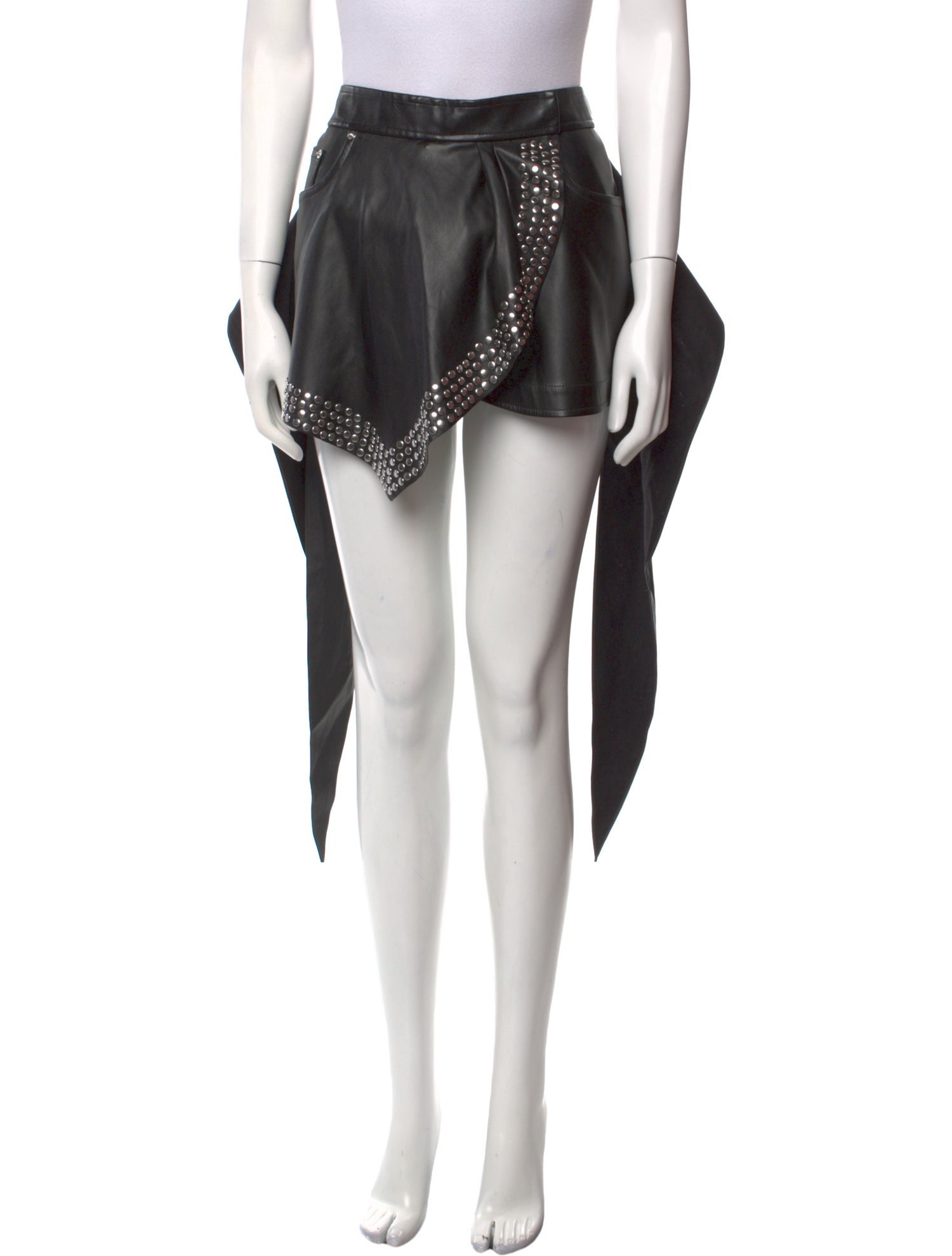 Alexander Wang Faux Leather Mini Skirt